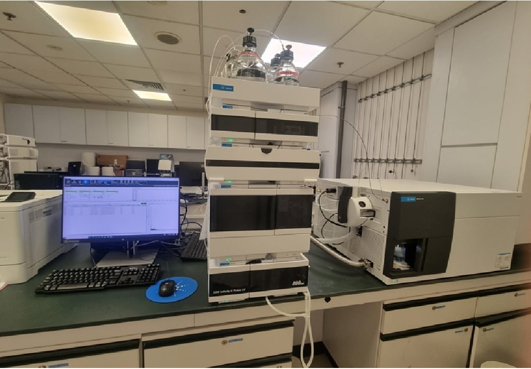 Agilent LCMS with column