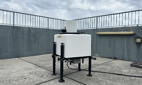 Atmospheric monitoring unit placed on Raffles Girls' School rooftop