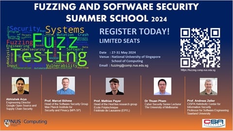 Fuzzing and Software Security Summer School 2024