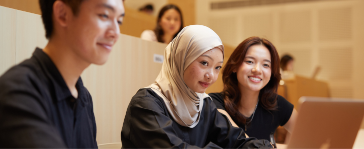 Students attending a workshop