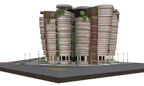 3D model of The Hive
