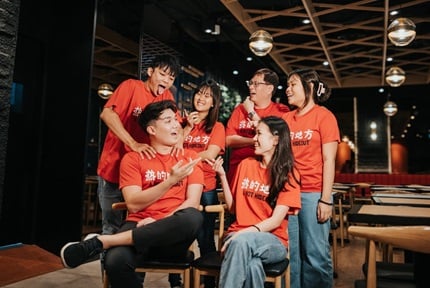 The group of senior management at A Hot Hideout