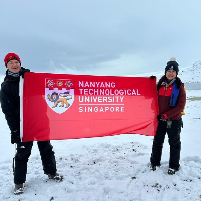 NTU student in Antarctica