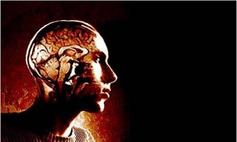 Photoshopped visual of a man in thought