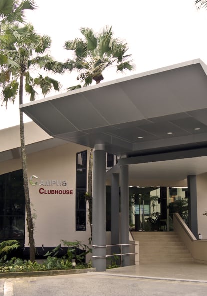 campus clubhouse banner mobile