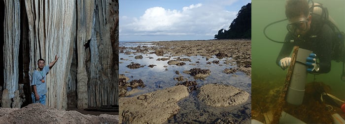 Collage sea level change