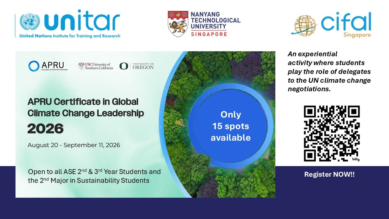 APRU Climate Change Leadership 2026