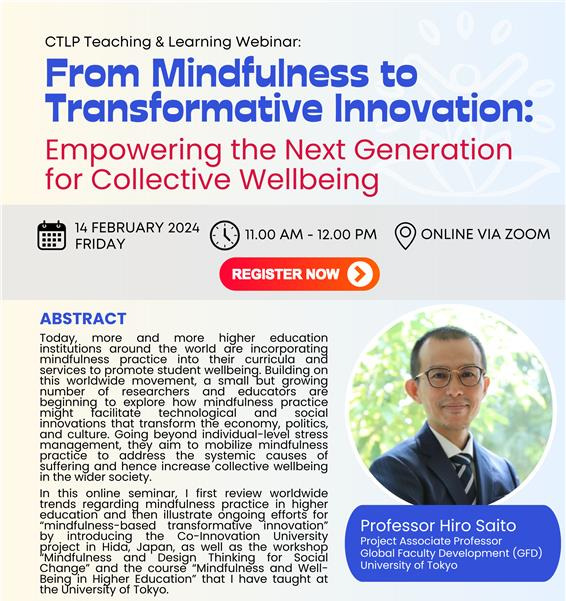 From Mindfulness to Transformative Innovation CTLP webinar