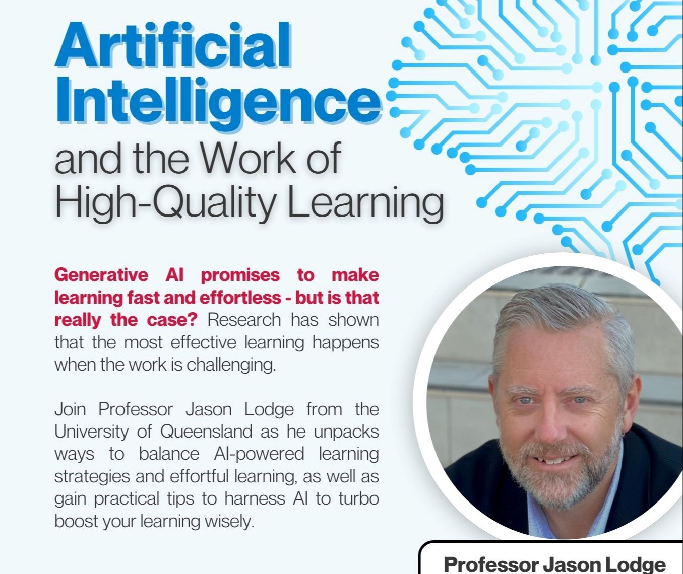 Artificial Intelligence and the Work of High-Quality Learning