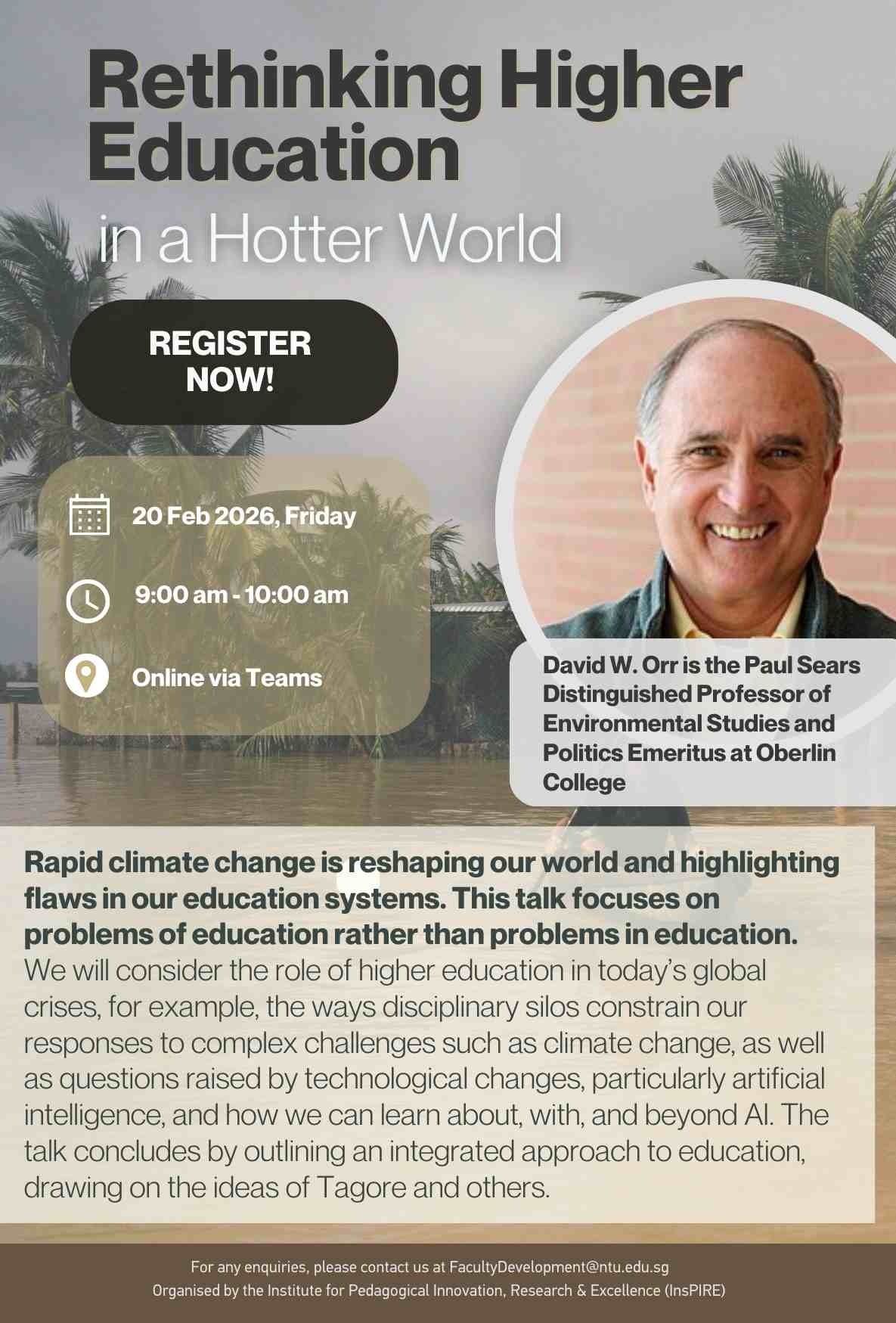 Rethinking Higher Education webinar