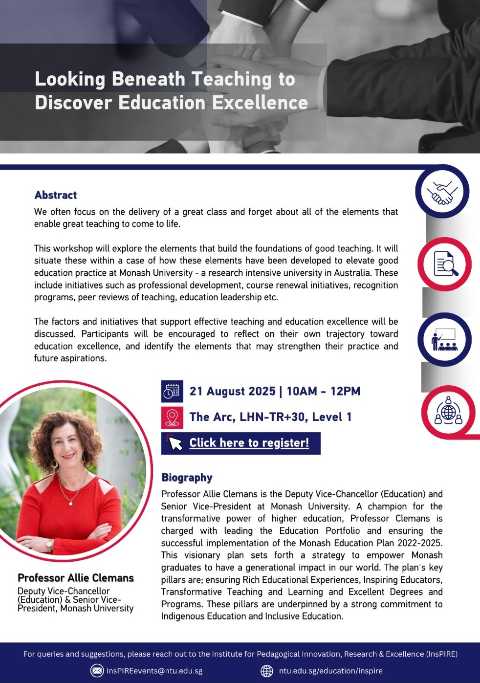 Looking Beneath Teaching to Discover Education Excellence