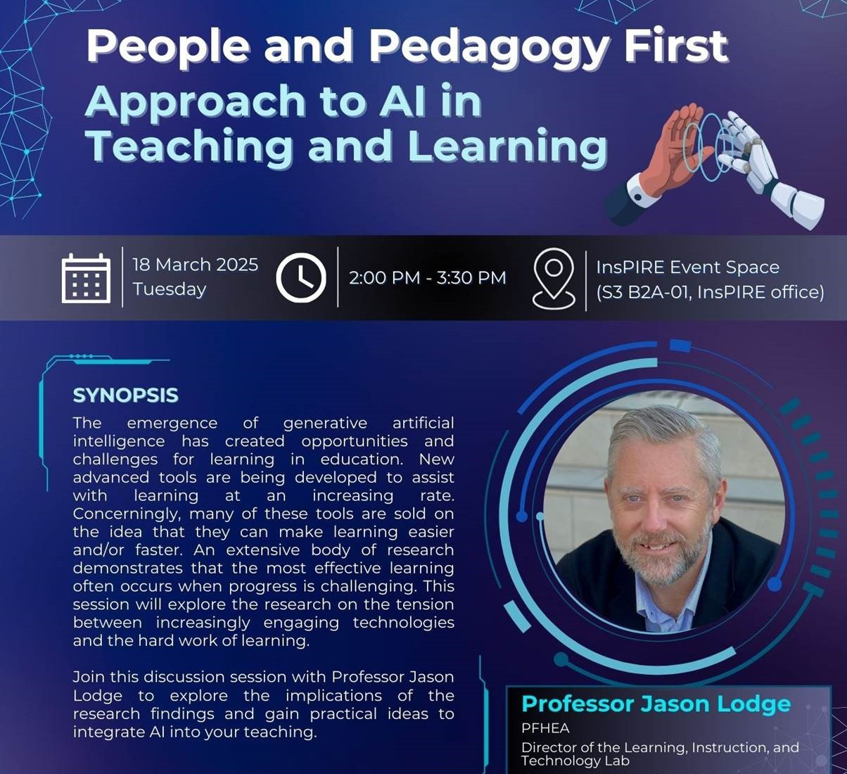 People and Pedagogy First