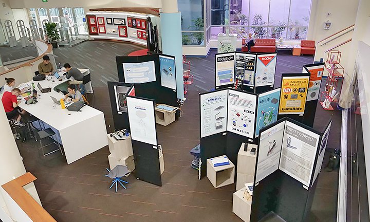 Lee Wee Nam Library exhibition area at level 3.