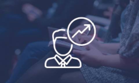 Man explaining analysing Icon