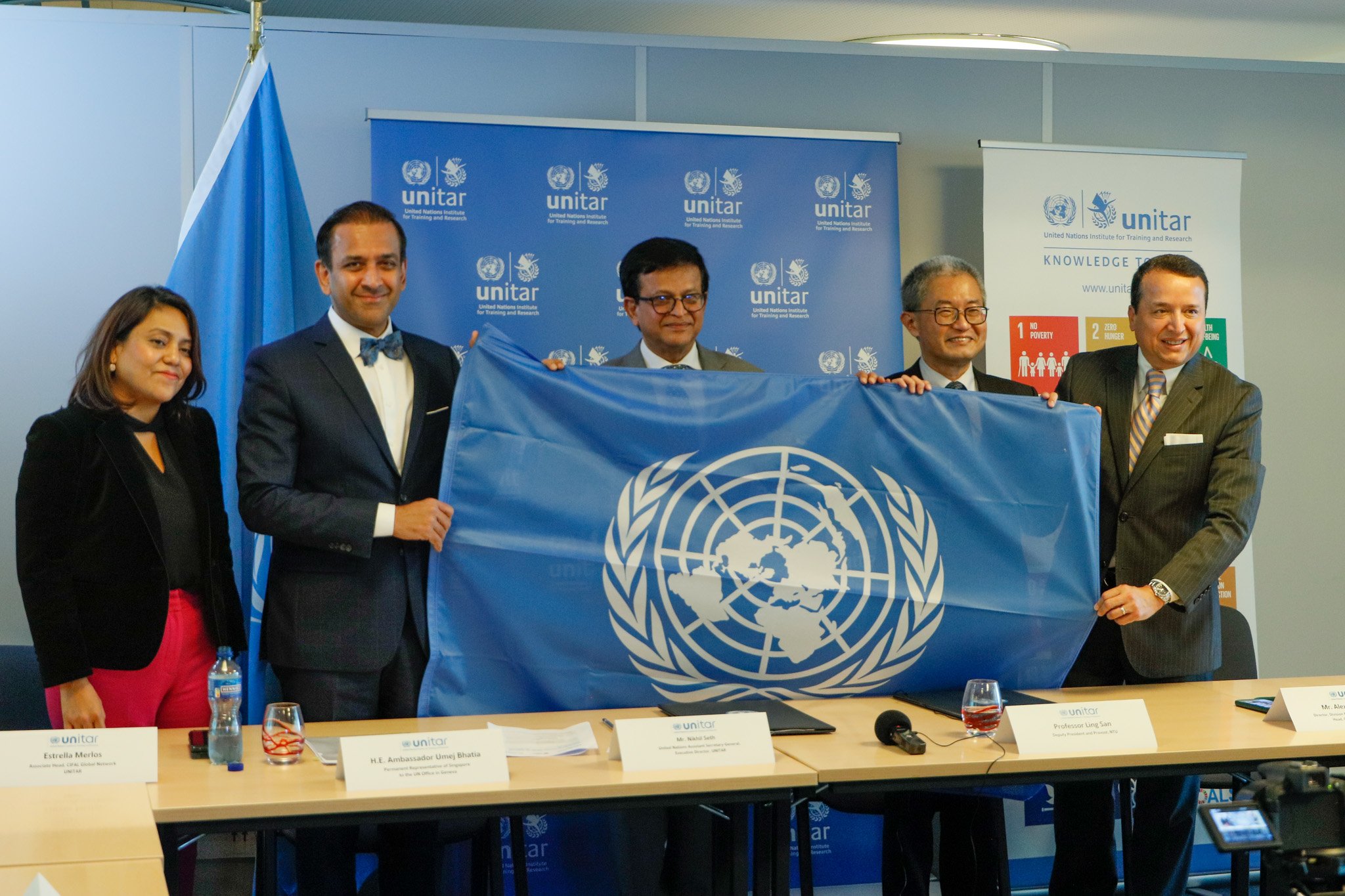 Ms Estrella Merlos; Umej Bhatia; Mr Nikhil Seth; Prof Ling San; Mr Alexander Mejia