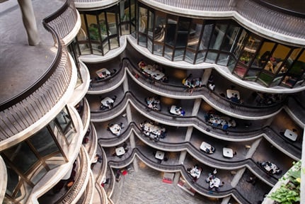 NTU Singapore students studying at The Hive