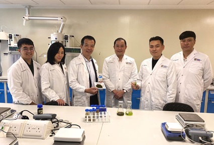 Mr Aaron Li, Ms Veronica Fu, Professor William Chen, Professor Louis Phee, Dr Lanz Chan and Mr Argun Boldkhet