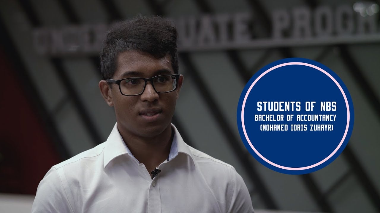 BA Accountancy - Mohamed Idris Zuhayr