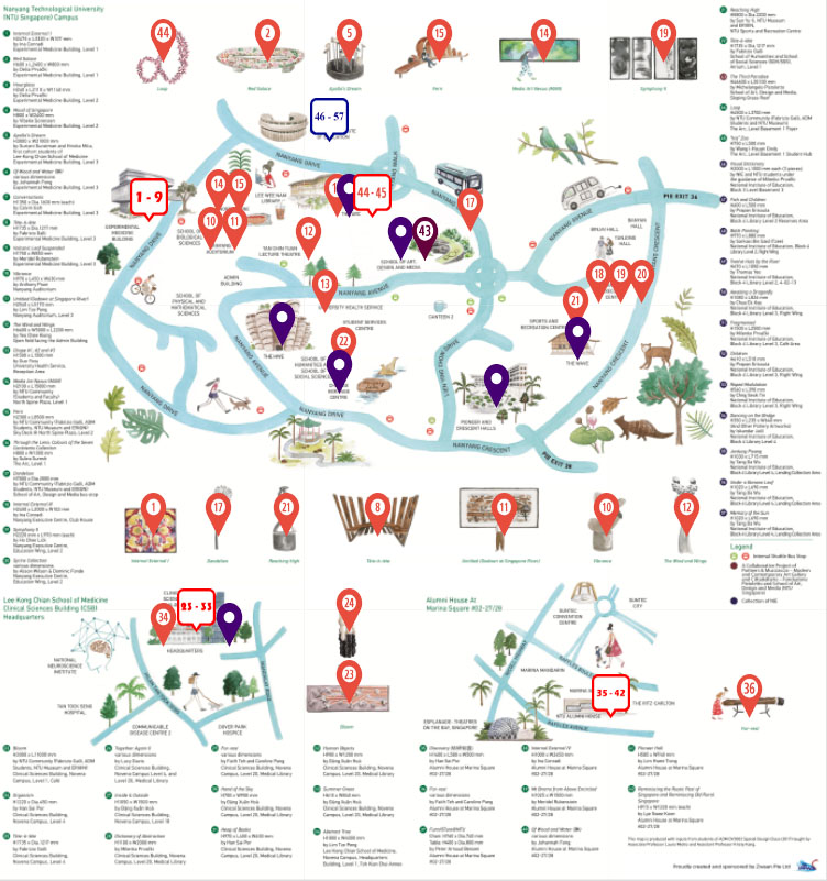 Campus Art Trail virtual map thumbnail