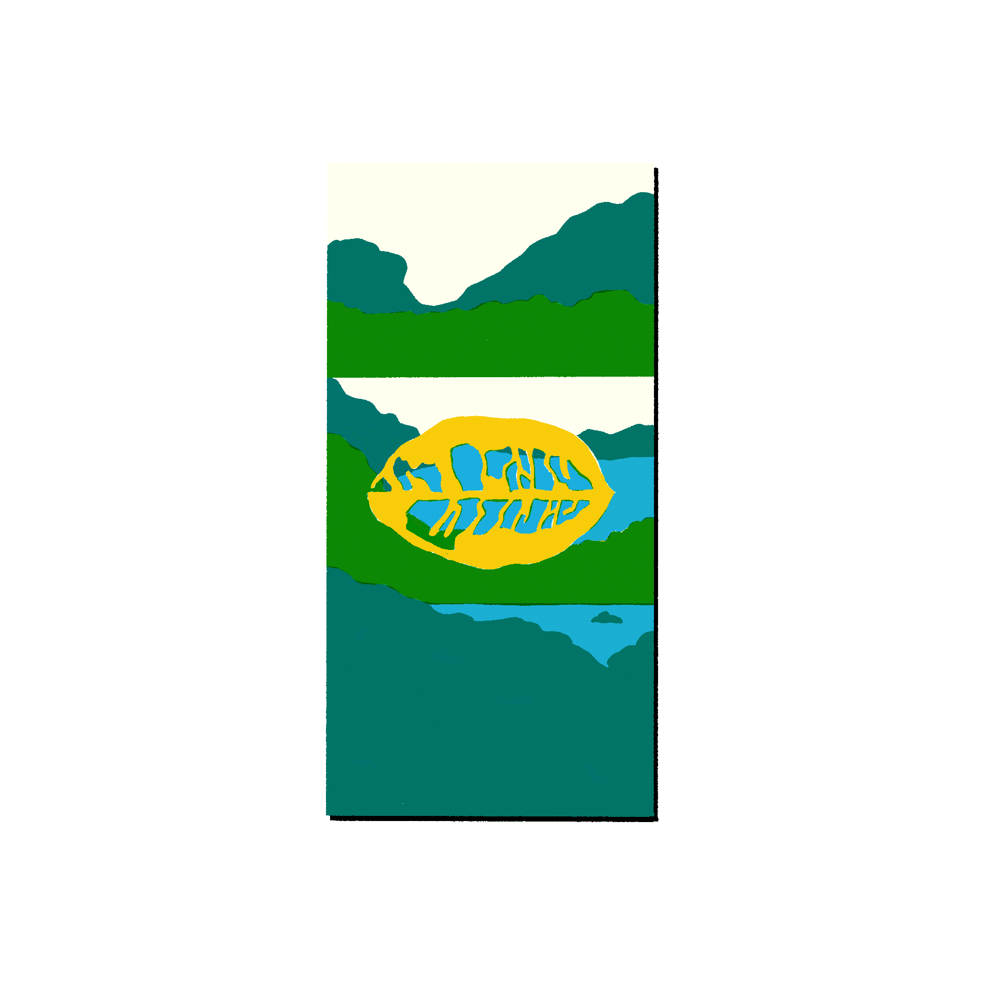 Volcanic Leaf Suspended