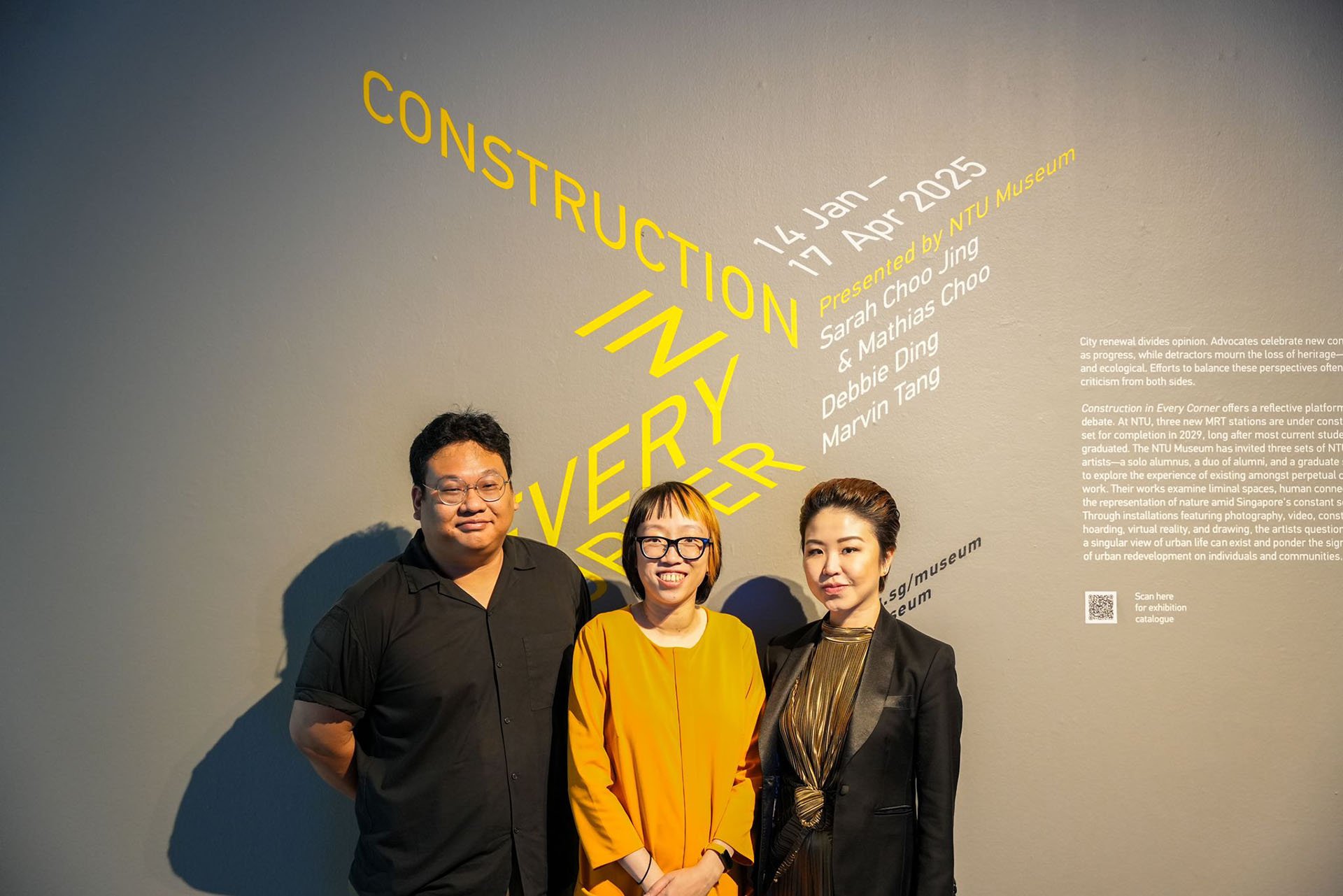 Construction in Every Corner artists: Marvin Tang, Debbie Ding and Sarah Choo