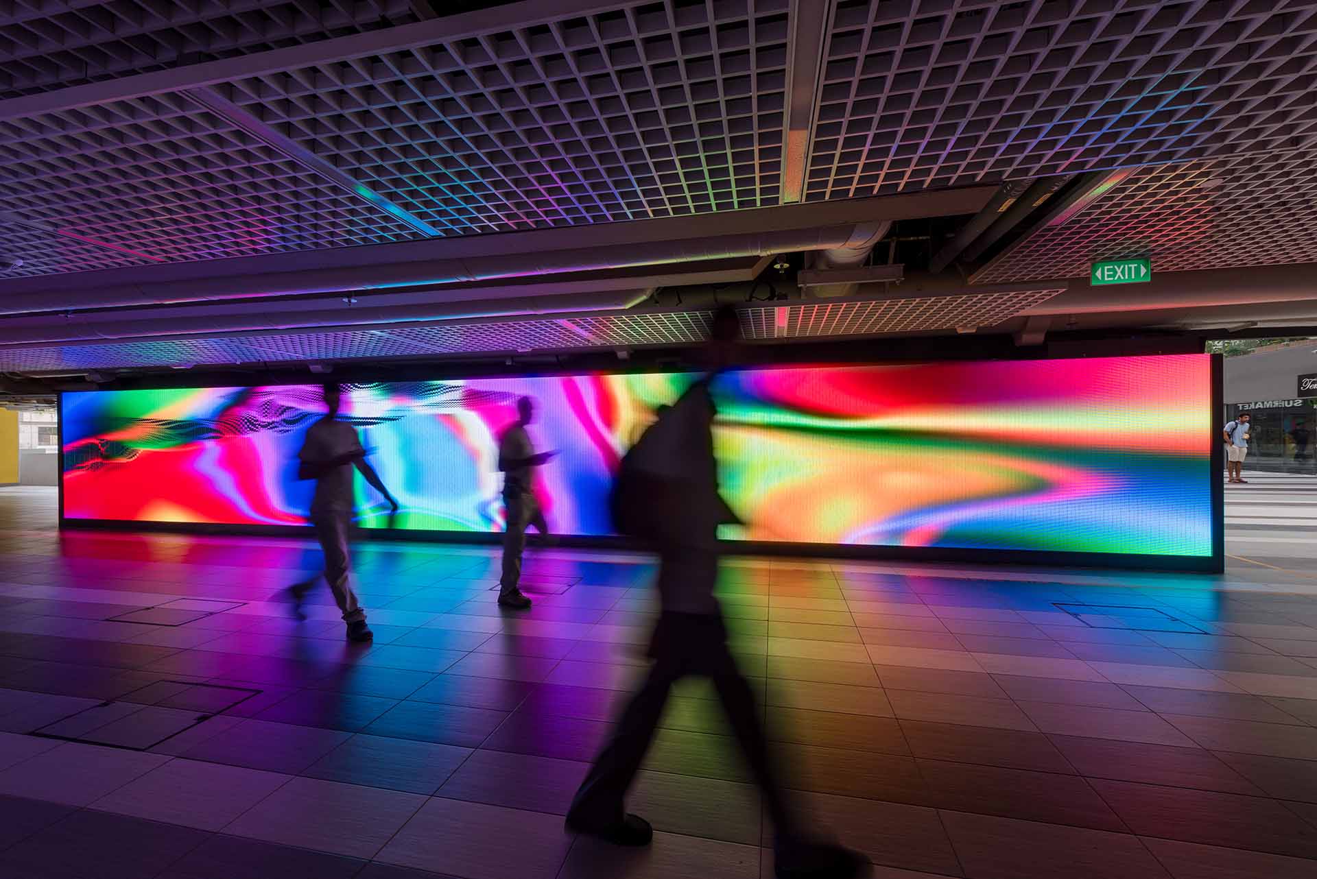 Installation view of The Rose, Mark Chavez and Ina Conradi, 2016-2017. Photo by Quek Jia Ling