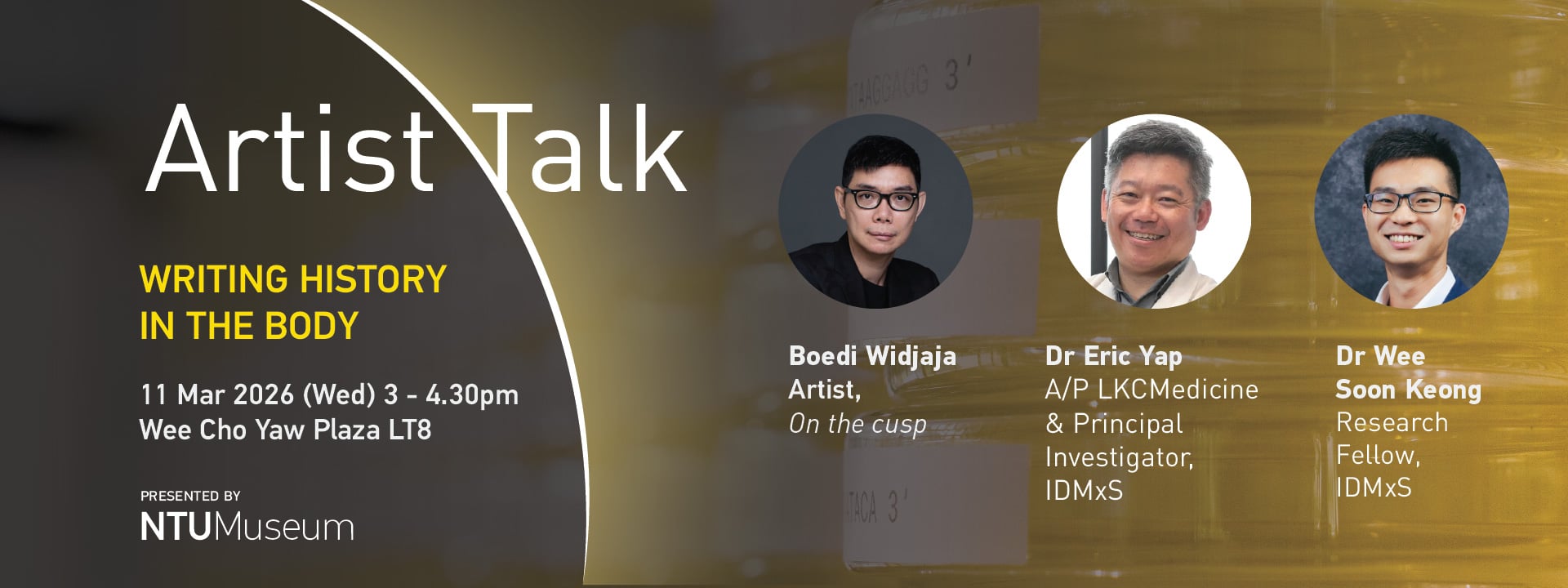 Artist Talk: Writing History in the Body