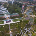 Yunnan Garden aerial shot