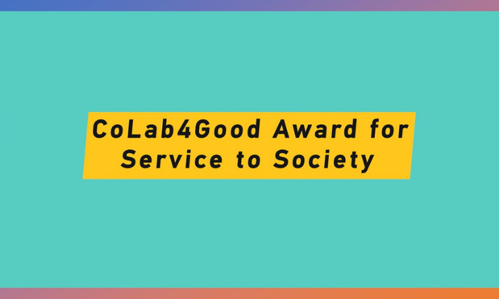 2021 Winners of CoLab4Good Award for Service to Society