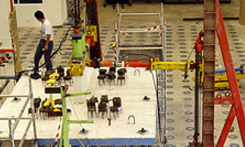 Testing platform in PTRC facility