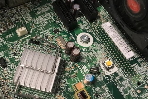 Close-up of a circuit board