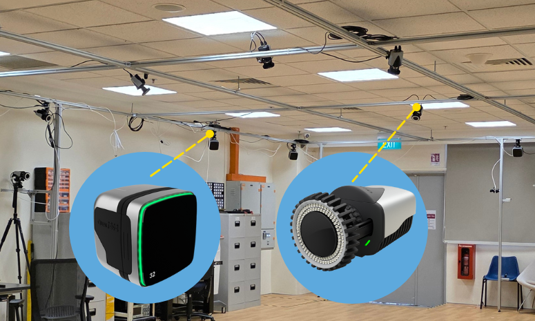 Qualisys motion capture cameras