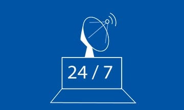 24/7 operational mission control centre