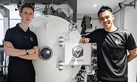 Lightweight engine launched into space