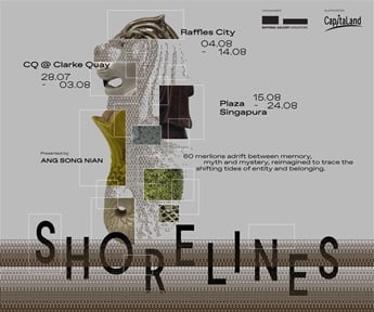 Ang Song Nian presents exhibition on Merlions with fellow collaborators