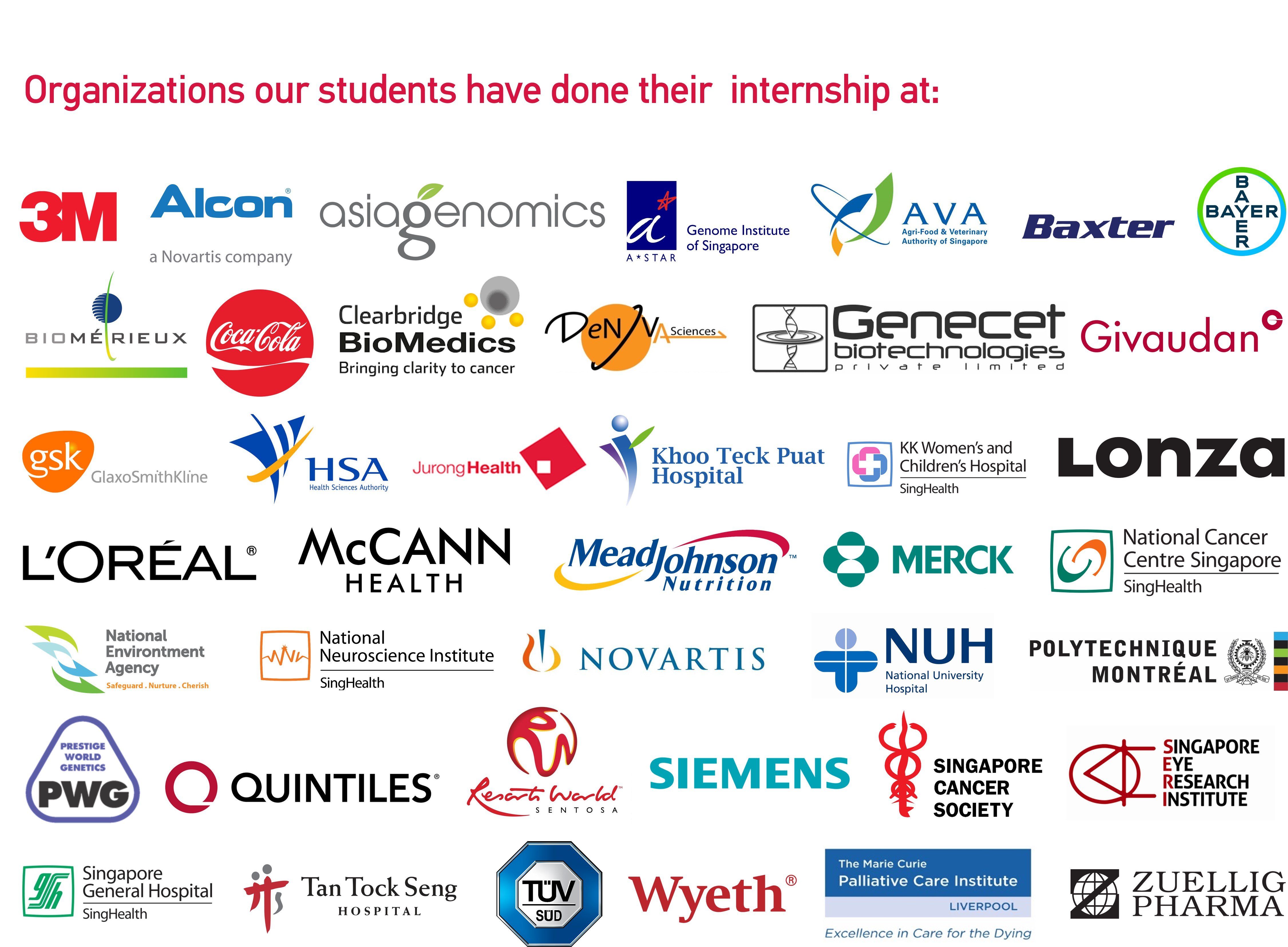 Internship logos