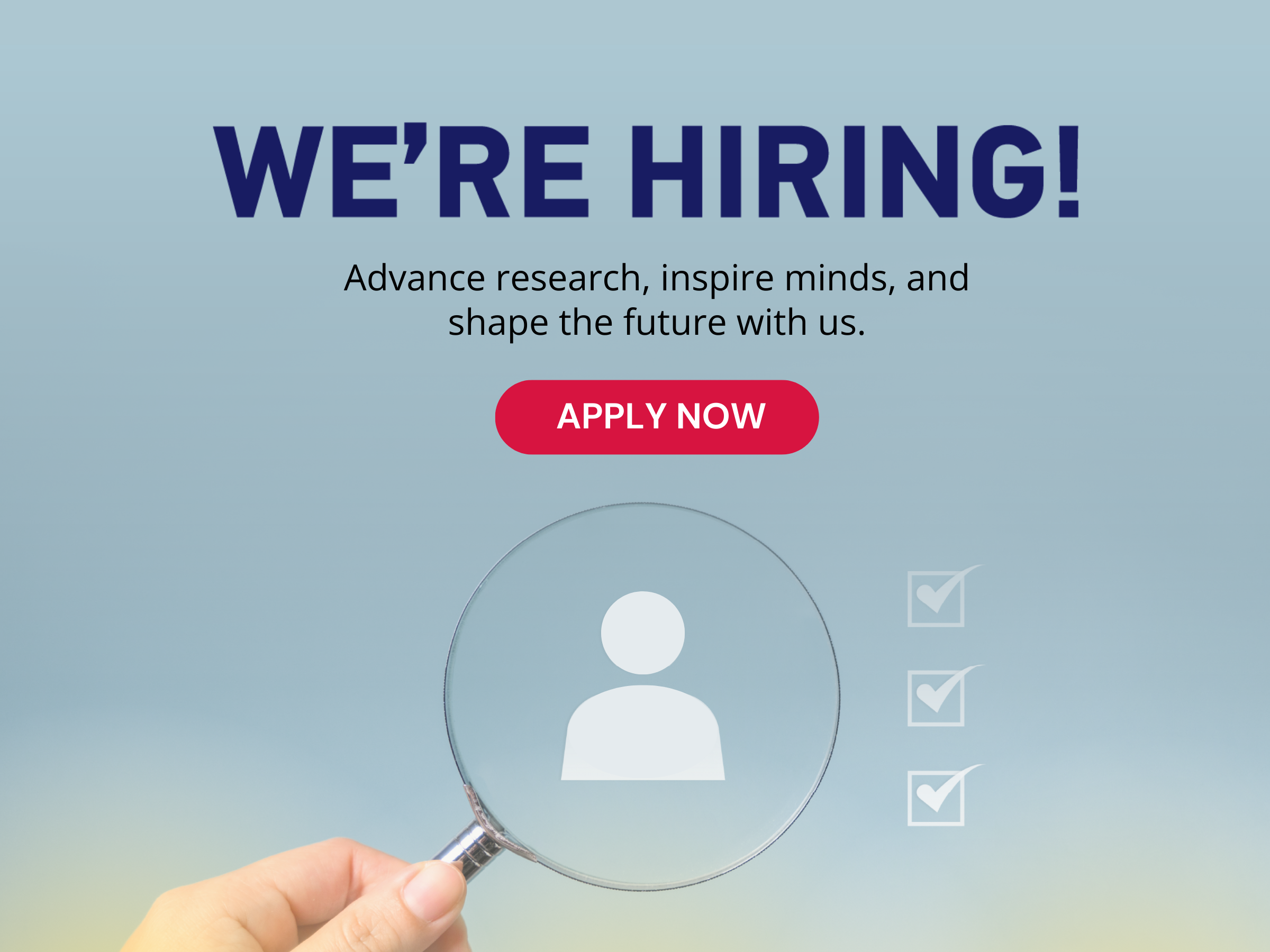 We're Hiring - Banner