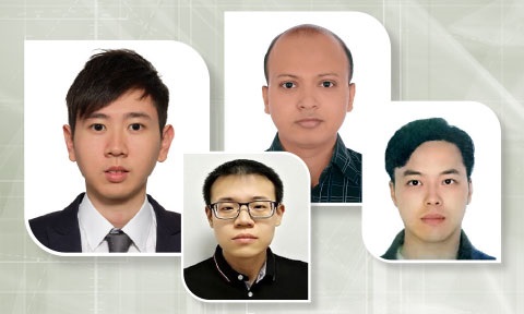 Thumbnail photo of four awardees.