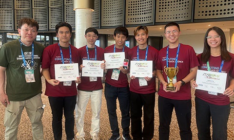 Photo of Team NTU at ISC24 Student Cluster Competition