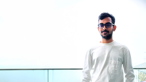 NTU CCDS student Ganesh Rudra Prasadh
