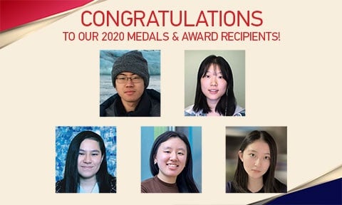 Congratulations to our 2020 Medals & Award recipients!