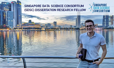 NTU, SCSE student, David Berend, won the Singapore Data Science Consortium research award 2020.