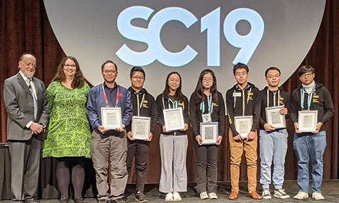 Congratulations to the Team Supernova for winning both the Linpack and HPCG category and achieving 4th overall position at the 2019 Student Cluster Competition (SCC), in USA.