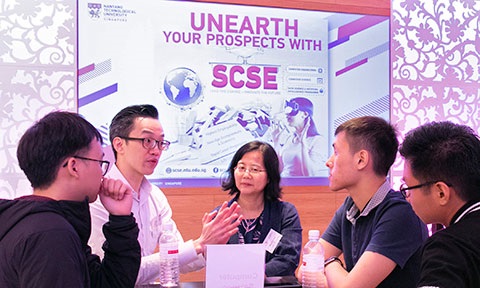 School of Computer Science and Engineering (SCSE) held its annual information session for its offered applicants at the Grand Hyatt on 11 May 2019.