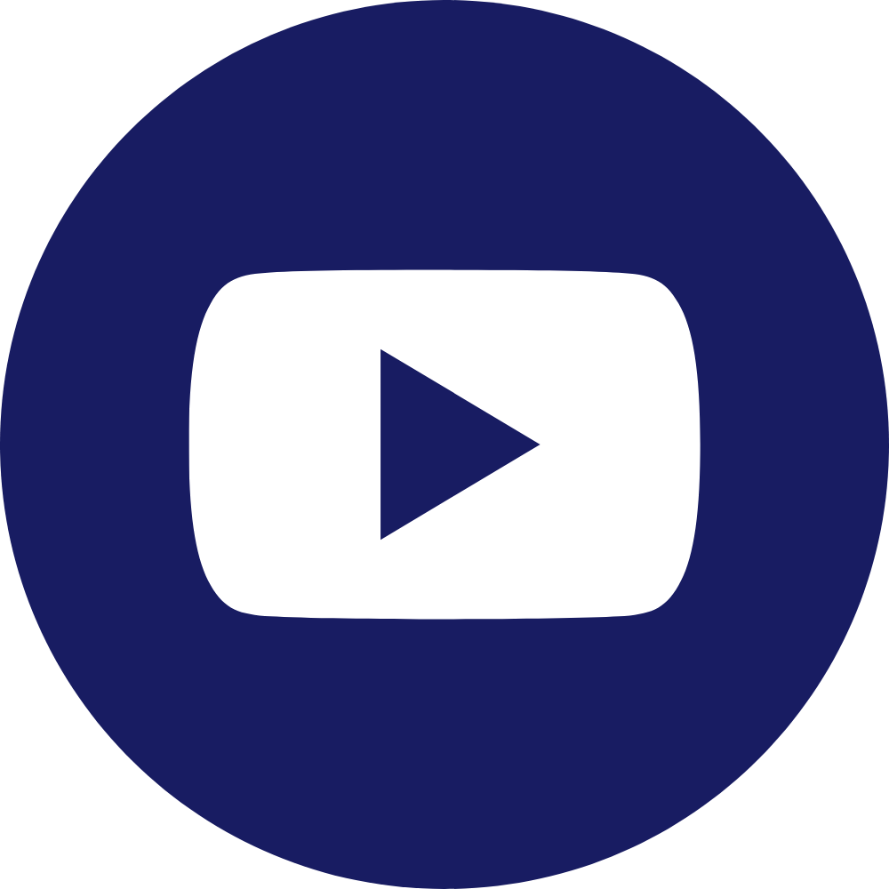 YouTube - blue; no bkg