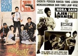 Nora Zain - Agen Wanita 001 (1965), Shaw Brothers Gerak Kilat (1966), Shaw Brothers