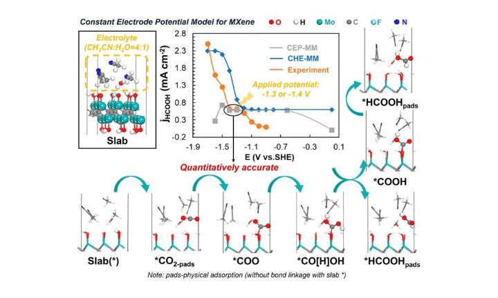 Thermodynamic and microkinetic insights into potential-dependent competition between CO2 reduction and HER on Mo2CTx MXene