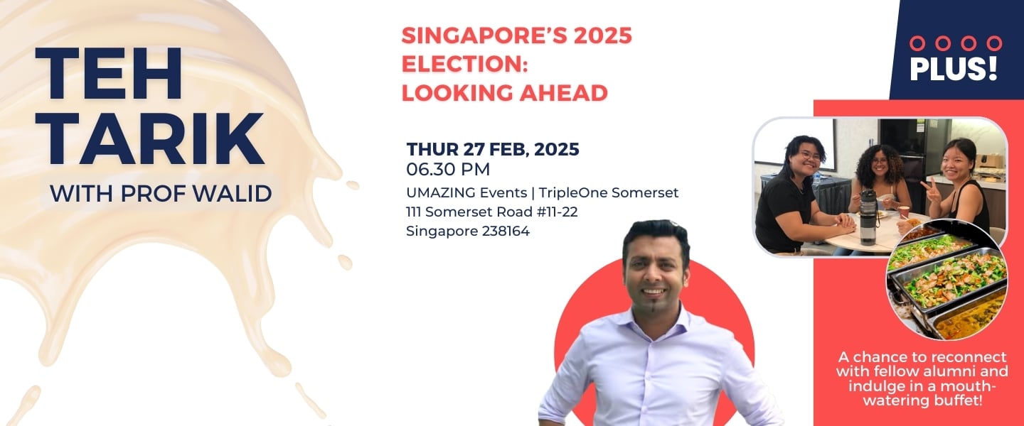 Teh Tarik with Prof Walid