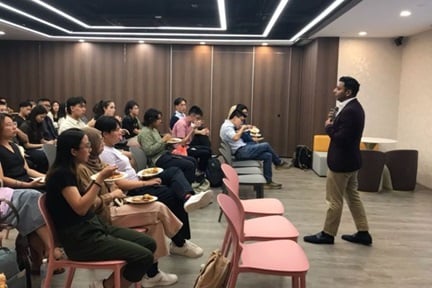 Teh Tarik with Prof Walid