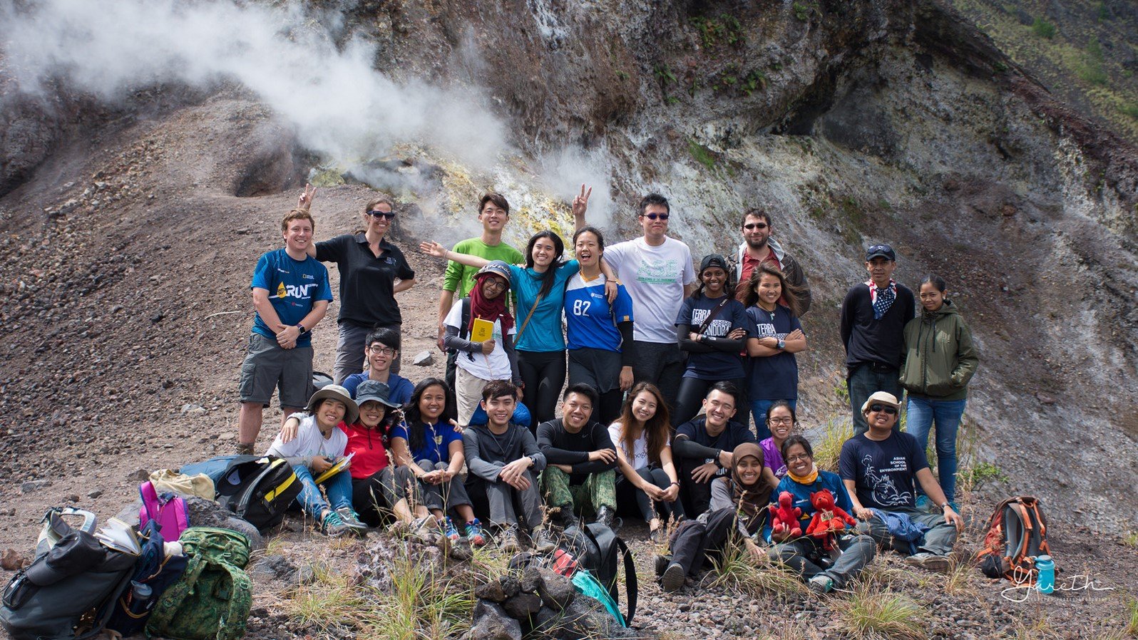 Introductory fieldcourse - volcano in Bali